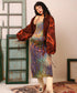 Printed Frill Line Short Jacket